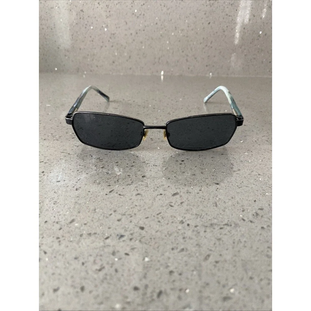 COLE HAAN CH1022 II Eyeglasses Frames ONLY 53-16-135 Black/Blue Teal Marble